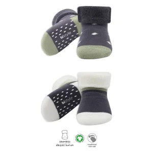 Bistyle Puanlı Kaymaz Havlu Soket Çorap, 2'li, Antrasit