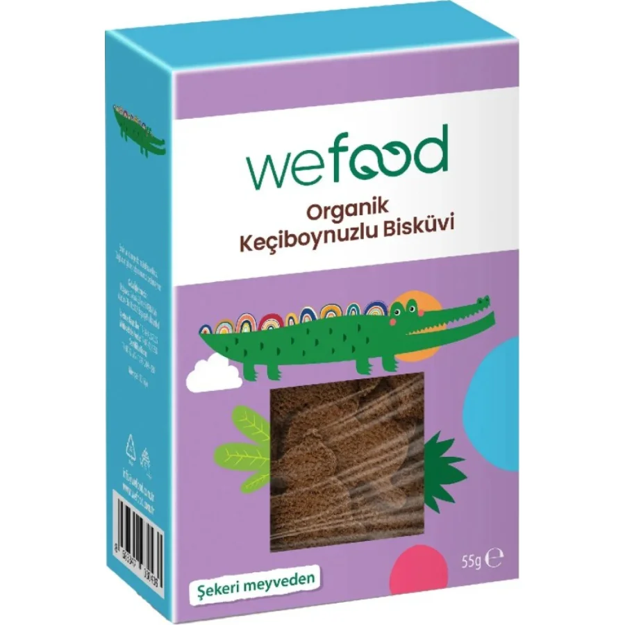 Wefood Organik Kids Keçiboynuzlu Bisküvi, 55 g