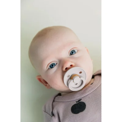 Bibs Colour Kauçuk Emzik, 0-6 Ay, Ivory