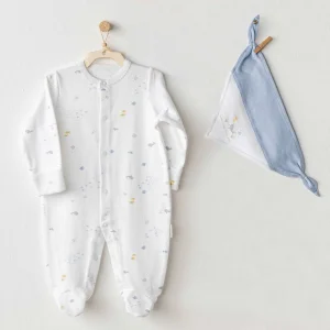 Andywawa Ocean Is My Happy Place Bebek Tulum Takım, Beyaz