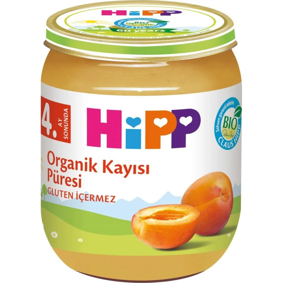 Hipp Organik Kayısı Püresi, 125 g