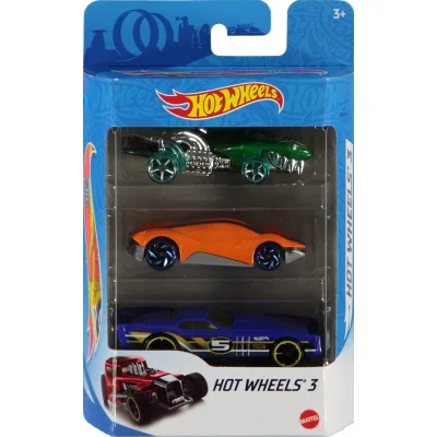 Hot Wheels Araba Seti, 3'lü