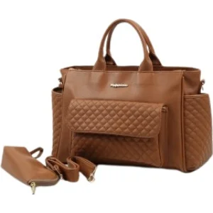 M&Y Athena Deri Anne Bebek Bakım Çantası 7110 Taba