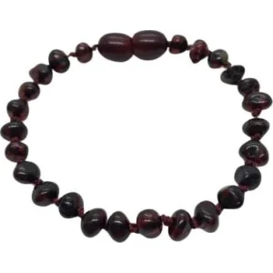 BabyJem Kehribar Bebek Bilekliği, Vişne