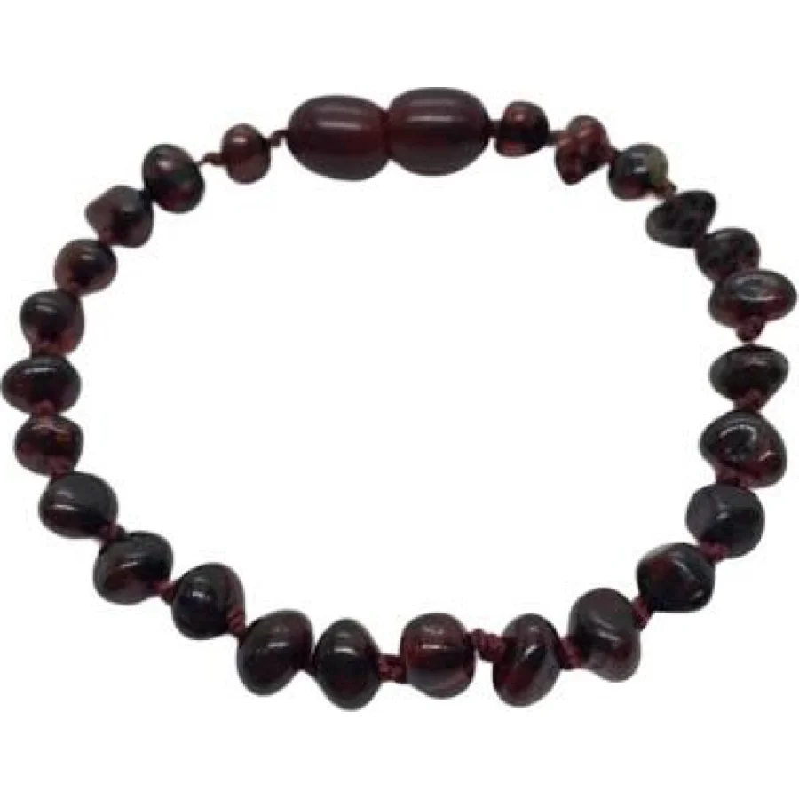 BabyJem Kehribar Bebek Bilekliği, Vişne