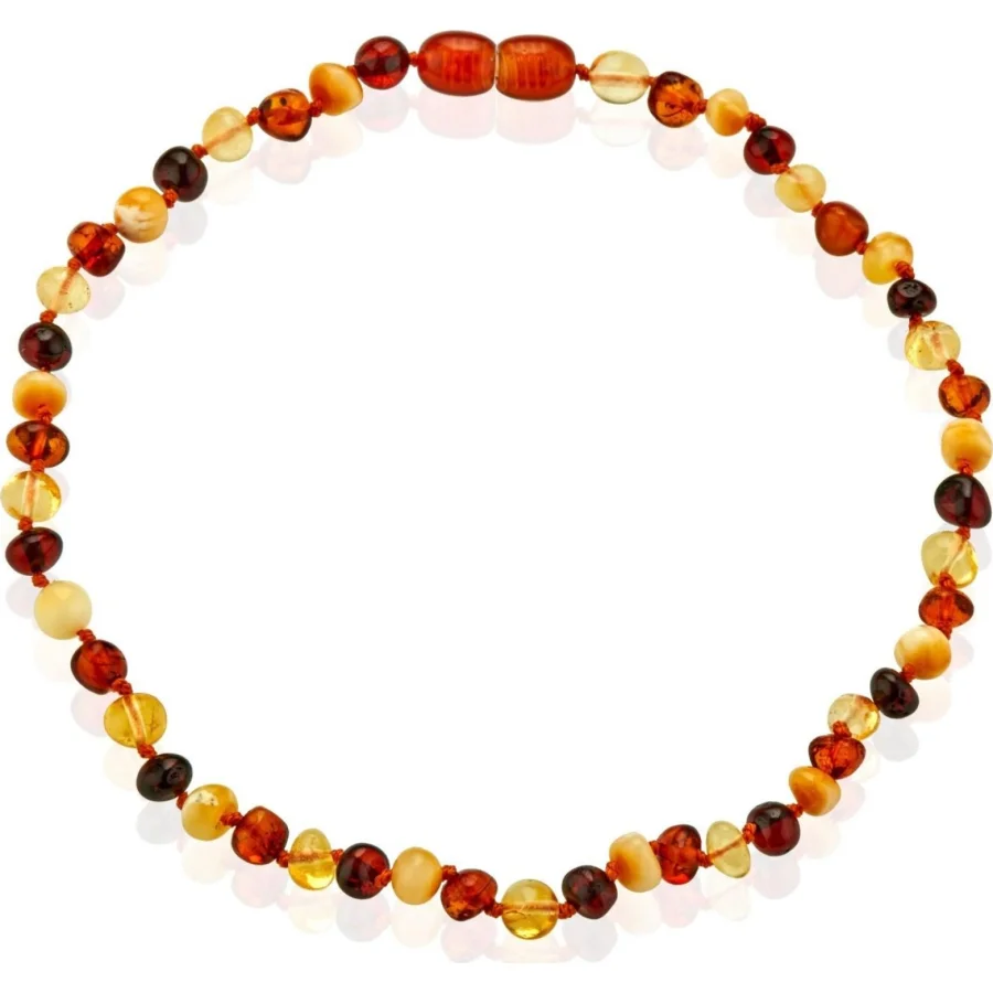 BabyJem Kehribar Bebek Kolyesi, Karışık Renkli